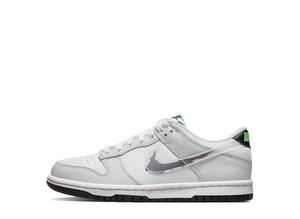 Nike GS Dunk Low "Glitch Swoosh" 23.5cm DV3033-001