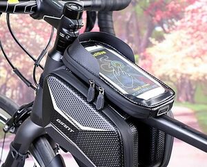 【GIANT】 ジャイアント　自転車フロントフレーム　スマホバッグ　＊シェルタイプ