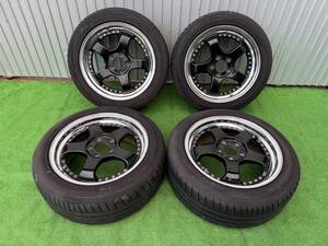 SSR SP1 17インチ 205/55R17 17X7.5 +55 アルミホイール 2023年 タイヤ 5H PCD114.3 4本 セット。。。