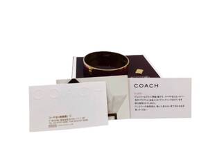 【送料無料!!即決価格!!】 COACH コーチ バングル ブレスレット レディースアクセサリー ブランドアクセサリー パープル×ゴールドカラー