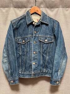 エドウィン　デニムジャケット　レインボーセルビッジ　359BF　EDWIN DENIM JACKET 国産ヴィンテージ