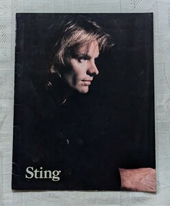 レア Sting 1987-1988年 Nothing Like The Sun World Tour ロサンゼルス The Forum パンフレット