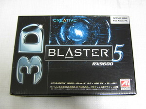 CREATIVE 3D Blaster 5 RX9600 AGP 128MB DDR (V3D5R96128VL) BOX ★AGP 8X対応 ロープロファイル対応★