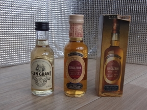 古酒★未開栓★THE SINGLETON OF AUCHROISK ザ シングルトン オブ オスロスク & GLEN GRANT ウイスキー ミニボトル 2本まとめて 50ml 43％