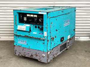 DENYO/デンヨー 7.5kVA ディーゼルエンジン発電機 TLG-7.5ESK / バッテリー等消耗品交換済 4548h ●13545