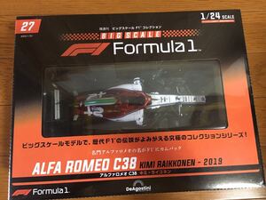 アルファロメオ　C38 キミ　ライコネン　2019年　DeAGOSTINI デアゴスティーニ ビッグスケールF1コレクション　27号　1/24 完成品