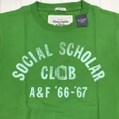 希少  新品Abercrombie&Fitch Tシャツ L 黄緑