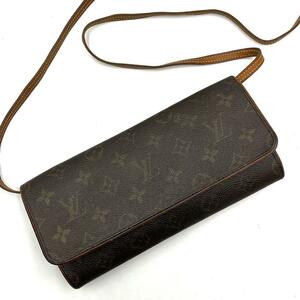 LOUIS VUITTON ルイ ヴィトン ポシェットツインGM モノグラム 2way ショルダーバッグ クラッチバッグ