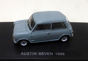  EBBRO エブロ 1/43 Austin Mini Seven 850 1959（ブルーグレー）