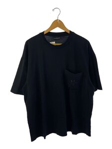 EMPORIO ARMANI◆23SS/オーバーサイズTシャツ/XL/コットン/BLK/3D1T95 1JWZZ