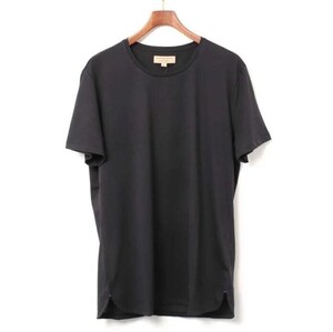 ◎【新品】BURBERRY London England　バーバリーロンドン　メンズ　クルーネック ラウンドカット　半袖Tシャツ　[L]　ブラック系　y-001393