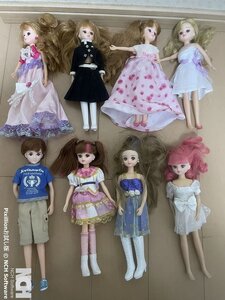 ★R4　【現状渡し　ジャンク扱い】　まとめて　TOMY　トミー　着せ替え人形　キャラクタードール　DOLL　リカちゃん　ジェニー　JENNY　