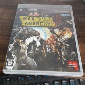 【送料4点まで230円】N44【PS3】MAX ANARCHY　マックスアナーキー【動作確認済】