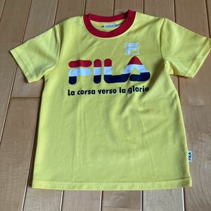 □□FILA 半袖Tシャツ キッズ130㎝　黄色