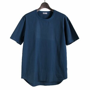 美品 DIOR HOMME ディオールオム / 12SS コットンタイプライター 半袖 Tシャツ / size 39 / ブルー / 国内正規品