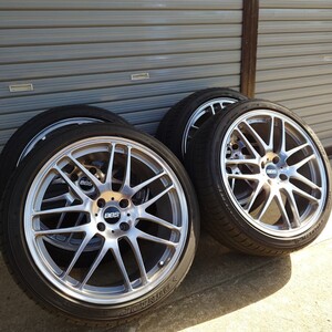 4本セット 鍛造 橋本コーポレーション INDIVI PLUS 18×7.5j+43 4h PCD100 DUNLOP LEMANS V 215/40/R18 ワーク