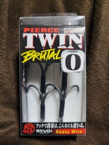 ★RYUGI★PIERCE TWIN BRUTAL SIZE 0 HPT120 リューギ ピアスツイン ブルータル 新品未開封品 TC COAT TWIN HOOK SYSTEM