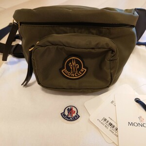 今だけ値下げ！MONCLER Felicie Belt Bag モスグリーン レアカラー ボディバッグ ショルダーバッグ レザー ワンショルダー