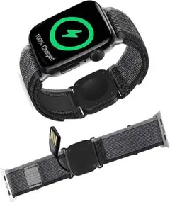 アップルウォッチバ ンド apple watch 充電器 2 in1 ナイロン