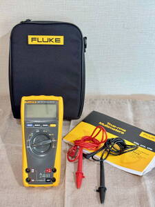 ＊美品 送料無料＊ FLUKE 175 TRUE RMS MULTIMETER フルーク デジタルマルチメーター 新品9V電池交換済み