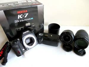 【ト足】●PENTAX K-7 DA 18-55㎜ f＝3.5-5.8 AL WR 本体 ボディ レンズ セット まとめ売り CE886ZZG59