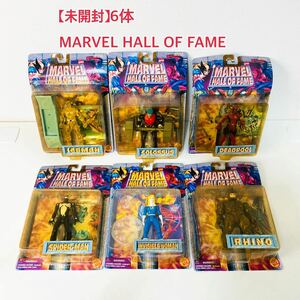 【未開封】6体 トイビズ マーベルホールオブフェイム　スパイダーマン/アイスマンMARVEL HALL OF FAMEアクションフィギュア TOYBIZ A44