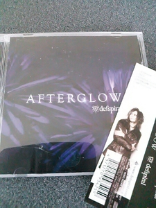 ☆邦楽 V系 シングル『AFTERGLOW』(TYPE B) 帯付き defspiral ヴィジュアル