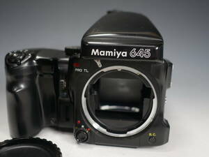 ◆Mamiya【645 PRO TL】中判カメラ ワインダー 引き蓋付属 USED品 ジャンク扱い マミヤ