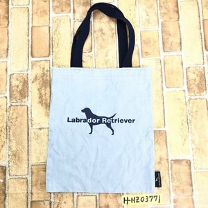 Labrador Retriever ラブラドール レトリーバー プリント ミニトートバッグ 青紺