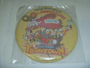 ●未使用 東京ディズニーランド 13周年記念 1996 グランドオープン TOONTOWN トゥーンタウン バッジ 直径約15㎝ 立て掛け可