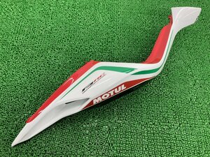 F4RC シートカウル 右 パール/赤 MVアグスタ 純正 中古 バイク 部品 コンディション良好 品薄 希少品 テールカウル サイドカウル