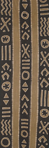 アフリカ　マリ共和国　ボゴラン　DX　ロングクロス　No.133　泥染め布　コットン　織布　飾り布　タペストリー 大判布　テーブルランナー