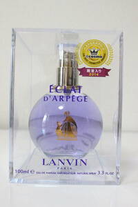 E928 大容量！未使用 LANVIN ランバン エクラドゥアルページュ オードパルファム フレグランス 香水 100ml 人気 定番