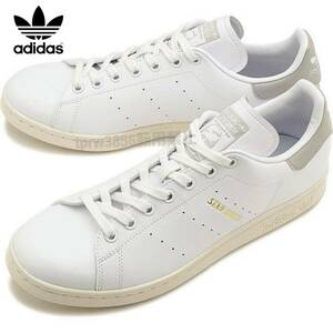 新品 adidas 【28cm】スタンスミス 定価14300円 STAN SMITH 金ロゴ グレー クリアグラナイト スニーカー アディダス STANSMITH 白 靴 6286