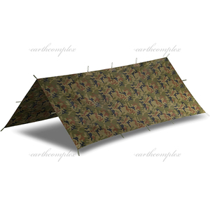 新品│送料無料│ヘリコンテックス スーパータープ スモール S PLウッドランド★ポーランド HELIKON-TEX Super tarp small PL Woodland