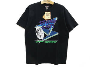 ストレイキャッツ スタイルアイズ 半袖Tシャツ ロック リーゼントキャット SE78300 黒(XL) 多少汚れあり 50%オフ (半額) 即決 新品