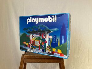 playmobil プレイモービル ドイツ製 トレイン プラットホーム 電車 列車 鉄道 駅舎 4382 1997