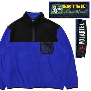 【90s】エディーバウアー　EBTEK メッシュポケット　ポーラテックフリース