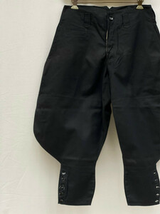 貴重な一枚 DEADSTOCK 戦後 激しい バルーン シルエット ジョッパーズ イカ パンツ ジャパンヴィンテージ Japanese Vintage 30s40s50s 黒