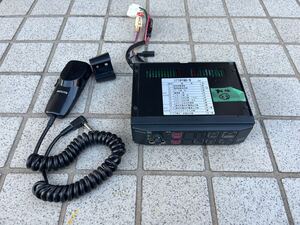 横浜市発 パトライト サイレンアンプ PATLITE 電子サイレンアンプ SAP-500FBK マイク SDM-07 中古動作品