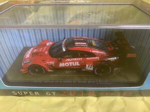 SUPER GT GT500 2018 MOTUL AUTECH GT-R ♯23 EBBRO ミニカー