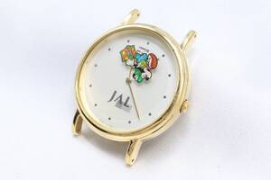 【W209-20】動作品 電池交換済 SEIKO ALBA DISNEY JAL セイコー アルバ ディズニー 日本航空 コラボ 腕時計 フェイスのみ V531-8A20 メンズ