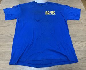 AC/DC ロック バンドｔシャツ ビンテージ アンガスヤング スタッフ ローディー ボンスコット レア ツアー who made who