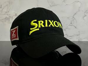 【未使用品】57D 訳あり★SRIXON スリクソン ゴルフ キャップ 上品で高級感のあるブラックにZーSTARシリーズロゴ《FREEサイズ》松山英樹 