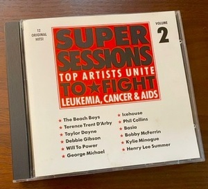 洋楽ヒッツ・コンピ★SUPER SESSIONS Vol.2 良質選曲 12曲/The Beach Boys、Bobby McFerrin、他