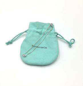 TIFFANY&Co.　ティファニーバイザヤード　ピンクサファイア ＳＶ925 シルバーブレスレット 