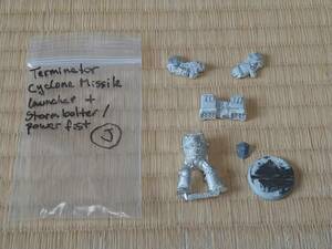 ウォーハンマー Rogue Trader Terminator Cyclone Missile Pod / Storm Bolter & Powerfist (J) レア