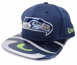 NEW ERA ニューエラ Seattle Seahawks 2017 NFL Draft シアトル シーホークス スナップバック キャップ ネイビー [並行輸入品]