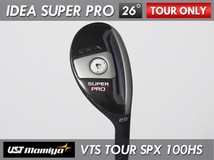 【8.5-9.0 美品】PGAツアー支給品 ADAMS IDEA SUPER PRO 26度 UST MAMIYA VTS TOUR SPX 100HS 未市販 TOUR ONLY プロトタイプ 本物保証