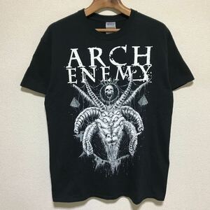 [送料無料]ARCH ENEMY/アーチ・エネミー/10TH OF OCTOBER 2015 LOUDPARK FESTIVAL Tシャツ/バンドT/ブラック/GILDAN製/Mサイズ